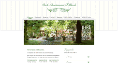 Desktop Screenshot of parkrestaurant-fellbach.de